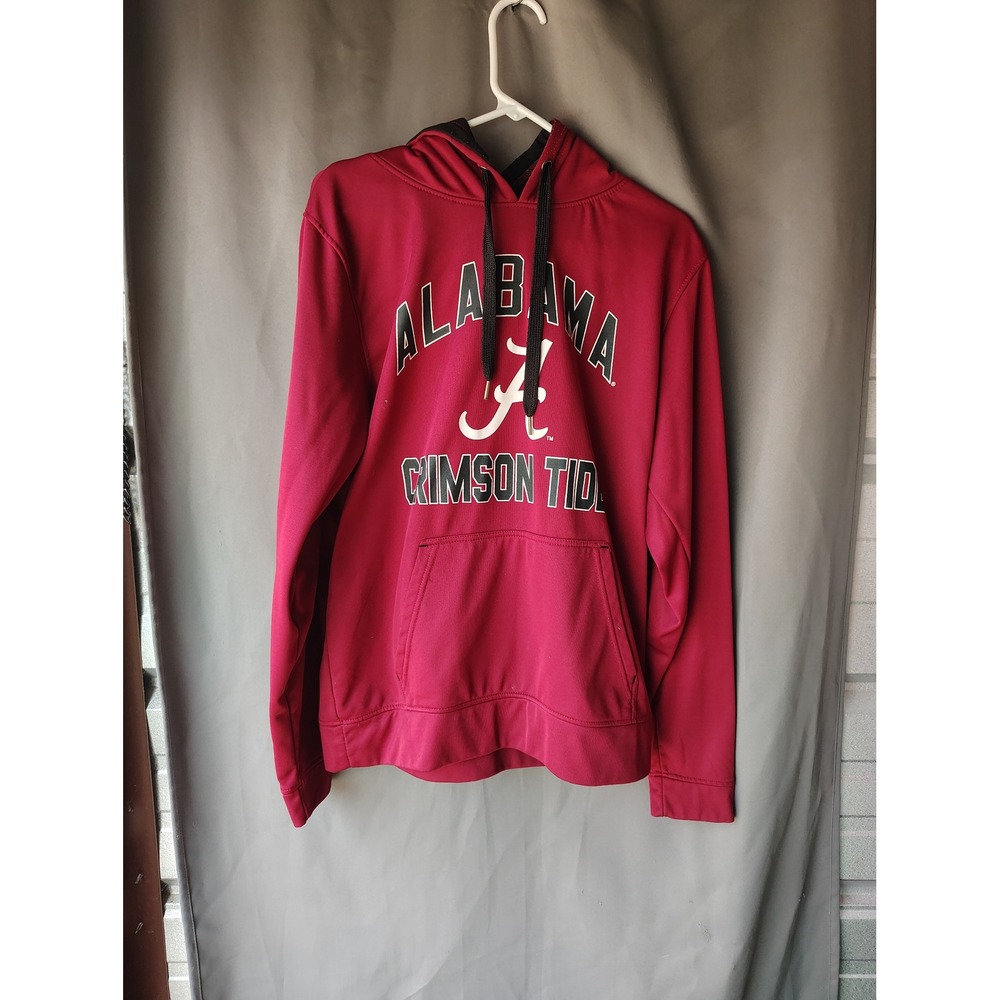 J America Alabama Crimson Tide Hoodie Mens Medium Red NCAA Sweatshirt Bama
